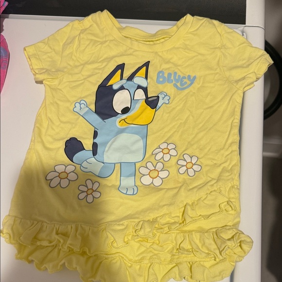 Bluey Kids Yellow T-Shirt - Picture 1 of 1